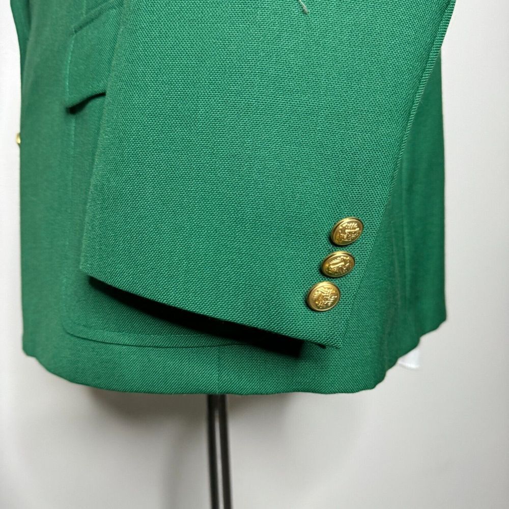 Lady Harwick Masters Womens‎ Jacket Blazer Sport Coat 24 Replica Green Augusta - Picture 4 of 12